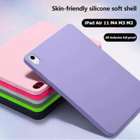 Ultra Thin Soft TPU Case for iPad A16 11th Air 11 M4 Funda iPad Air 4 5 10th 10.9 pro 11 10.2 9.7 mini 6 Shockproof Tablet Cover