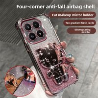 Glitter Hello Kitty Stand Case for MOTO Edge 70 Fusion + 60 50 S Pro NEO Pro G87 G77 G67 G17 G86 G56 G66J G66Y G06 Power Cover