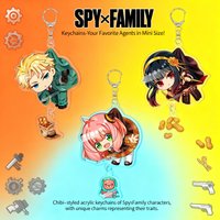SPY×FAMILY Spy x Family Anya Loid Yor Acrylic Keychain Standee Desk Decor Anime Figure Gift Merchandise Wholesale Dropshipping