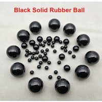 Black Solid Rubber Ball 2mm 3mm 4mm 5mm 6mm 8mm 10mm ~120mm Oil Resistant High Elastic Seal for Industrial DIY Toy Gun Slingshot