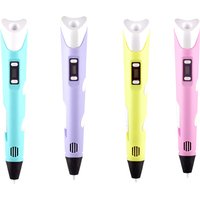 DIY 3D Pen Drawing Pens With LCD Screen Compatible PLA Filament Toys Safe Printing Pen for Children Kids Christmas Birthdy Gift