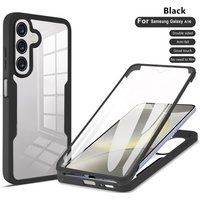 Anti Shock And Anti Fall 360 Fully Wrapped Phone Case For Samsung Galaxy A56 A16 A15 A14 A13 A06 A05 A04S Transparent Phone Case
