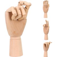 Flexible Jointed Doll Movable Limbs Wooden Hand Model Drawing Model Sketch Mannequin Model 10 Inches Tall Human Artist Models