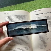Translucent Waves Aurora Film Bookmark Creative Photo Negative Style Book Mark Aesthetic Stationery Gift