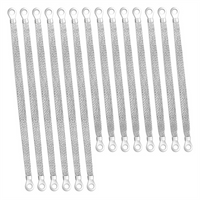 Engine Universal Automotive Ground Strap Kit 14Pcs 10/12 Inch Braided Copper Ground Straps