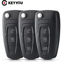 KEYYOU 1PCS New For Ford Focus Transit Custom MK8 Cargo Tourneo Custom 2012+ Fiesta 2013 Fob Case Remote Key Shell Case