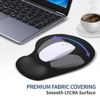 Mouse Pad with EVA Wrist Rest Support, EVA Table Mouse Cushion for Office, Relieve Stress Wrist Support Computer Mouse Pad, Pain