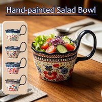 1PC Hand Painted Flower Ceramic Coffee Mug Reusable Porcelain Tea Cup Home Office Couple Drinking Cup Xmas Valentine Present Use