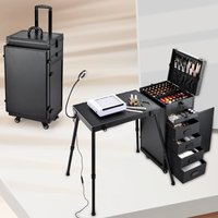 Table de manucure roulante à 5 tiroirs, chariot de maquillage pliable, bureau à ongles, étui de maquillage sur roulettes, Table à ongles cosmétique, poste de travail Mobile