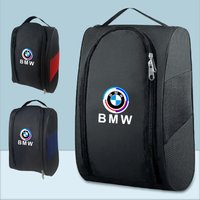 Car Logo Sneaker Storage Bag Travel Outing Shoe Storage Tools For BMW 50th F10 F30 E46 G28 G20 G30 E60 E39 G30 interior sticker