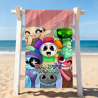 Cartoon cute D-Dandys W-world Towel Drying Bath Towel Applicable To Light Swimming Camping Yoga Beach Out