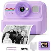 Kids Camera Instant Print, 1080P HD Instant Print Camera for Kids with 3 Rolls Print Paper, Selfie Digital Camera for Kid