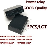 5PCS/LOT F3AA024E Relay F3AA012E F3AA005E Normally Open 4P 3A/5A/10A Relay DIP-4 New In Stock Original Quality 100%