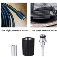 High-Pressure Washer Hose Repair Kit: Quick Connect & Rust-Resistant Strength! Car Wash Pipe Fittings