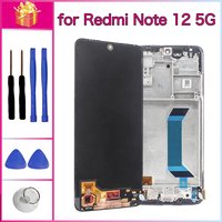 AMOLED LCD for Xiaomi Redmi Note 12 5G LCD Display Digital Touch Screen Digitizer for Redmi Note 12 5G Phone LCD Screen Assembly