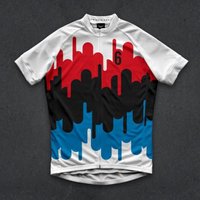 AliExpress NONE Summer Men's Cycling Jersey Twin Six Quick Dry Short Sleeve Mtb Bike Clothes Ropa Maillot Ciclismo Mtb Racing Bicycle Clothes