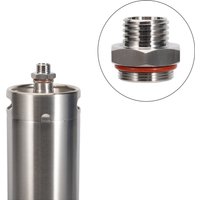 Mini Keg Thread to PCO1881 Convert Adapter Stainless Steel 304 Works with All Thread Mini Keg Picnic Keg Adapter