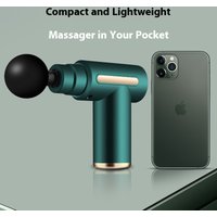 New Upgraded Portable Massage Gun Deep Tissue Muscle Relief Rechargeable Battery, Ideal For Back & Neck,Gift For Everyon