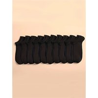 10 Pairs Men's Male Accsesories Socks Crew Socks Boot Black Cheap Sales Clothes Y2K Cute Sports Funny Shoes Gift