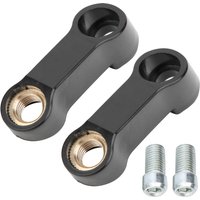 2pcs 0.4in M10 Motorcycle Mirror Riser Spacers Extension Adapter Universal Accessory