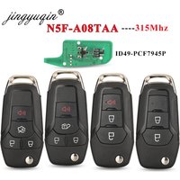 jingyuqin N5F-A08TAA ID49 Chip 315Mhz Car Remote Control Key For Ford Escort Fusion Transit F150/F250 2013-2016 Auto Flip Fob