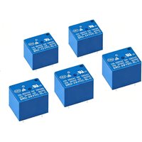 5Pcs SRD Series Relays SRD-03V/05V/06/09/12/24/48VDC-SL-C -A DC High-Quality 4/5 Pins 3V 5V 6V 9V 12V Relay Set for Electronics