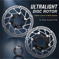AliExpress NONE IIIPRO 6-Bolt Centerlock Ultra-Light Disc Brake Rotor with Heat Dissipation for MTB Road Bike 140mm/160mm High-Performance Brake