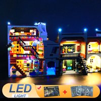 LED Light Kit For LEGO 75978 Compatible 70071 Diagon Alley Lamp Toys Gift (Not Include Building Blocks Bricks Kits Sets Model)