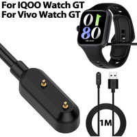 For IQOO Watch GT Smart Watch Dock Charger Adapter USB Charging Cable for Vivo Watch GT Power Charge Wire Smart Watch Charger