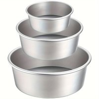 4-12 inch Aluminum Round Cake Bakeware solid bottom Chiffon die for aluminum alloy Home baking cake mold pan cake tin