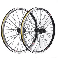 AliExpress NONE 20inch Folding Bike Wheel Rims 451 406 Aluminum alloy RM30/RM60 100/135mm 2bearing Wheelset V brake 32H 7-10speed Bicycle wheels