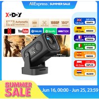 XGODY 4K HD 300ANSI Projector Cinema Bluetooth WiFi 1080P Android Home Theater Smart