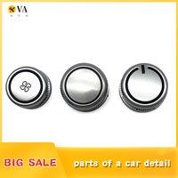 Car air conditioning knob front and rear air conditioning control adjustment knob switch button, For Audi A6 C7 car accessories