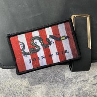 Sons of Liberty Flag Morale Emblem Patches Military Tactical Army Patriot Armband Printing Hook and Loop Backpack Hat Stickers
