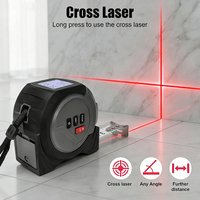 WENMEICE 40m/60m Laser Tape Measure High Digital Tape Measure Measuring Tool Laser Distance Meter Steel Tape Measure Laser Level