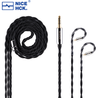 NICEHCK BlackDawn Earphone Cable 5N Silver Plated TaiwanOFC IEM Wire MMCX/2Pin/QDC 4.4mm for CHU II ZERO EDX PRO In Ear Monitor