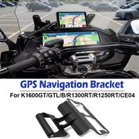 Do BMW R1300RT R1250RT K1600GT K1600GTL K1600B CE04 2022- Nowy motocyklowy uchwyt nawigacyjny z osłoną przeciwwiatrową, uchwyt na telefon GPS