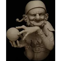 1/12 Scale Diecast Resin Figure Bust Model Kit Dwarf Granny Unassembled Unpainted Free Shipping Miniature Toy
