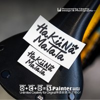 AliExpress NONE New HaKuNa Matata Bicycle Frame Top Tube Stickers Fun Inspirational Handwritten Decals DIY Waterproof Road Bike Cycling Sticker