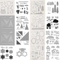 Fitting Florets Forever Fores Bundles Clear Stamps And Metal Cutting Dies For DIY Craft Making Card Scrapbooking Decoration