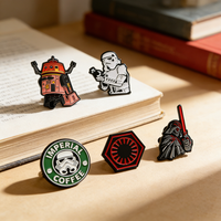 Star Wars Enamel Pin Brooch - Storm Trooper Darth Vader Design Lapel Backpack Badge for Women Party Gift Accessory