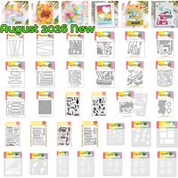 August 2026 New Waffle Flowers Heart Balloons Die Reel in Die Metal Cutting Dies Stencil Stamp DIY Scrapbook Handmade Album Card image 4