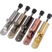 Spring Loaded Telescopic Door Stopper Adjustable Position Zinc Alloy Heavy Duty Door Locks Holder Stop Wall Protector HomeTools