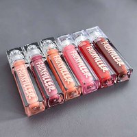 Fashion Best Seller Shiny Non-Sticky Lip Gloss Hydrating Crystal Clear Lip Oil Plumping Moisturizing Tinted Lipstick Cosmetics