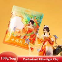 100g Professional Ultra Light Clay 18 Color Doll Modeling Clay DIY Pottery Toy Model Animation Character Sculpture Material