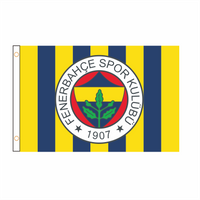 Conception libre Turquie David Fenerbahce SK Feel Banner 2ft * 3ft 3ft * 5ft Décoration de voiture QZ-026 de maison