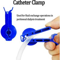 2Pcs Peritoneal Dialysis Catheter Flow Control Special Clips Fastener Drainage Bag Tube Clip Accessories
