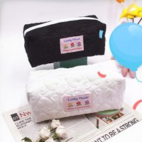 1Pc Floral Pencil Case New Fashion Pen Bag Student Stationery Bag Cute Flower Pencil Box Office School Supplies Gift Accessories