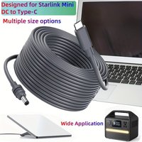 Starlink Mini Cable USB-C to AC Power Adapter 18AWG Fast Charging Cable Compatible with Anker 737 Power Bank