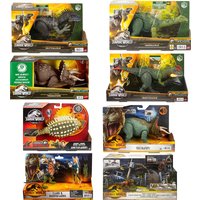 Original Jurassic World Dino Trackers Dinosaur Toy Ankylosaurus Baryonyx Triceratops Indoraptor Animal Figurine Extreme Damage